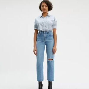 Levi’s Ribcage Straight Ankle Women’s Jeans Medium Wash W29 L27